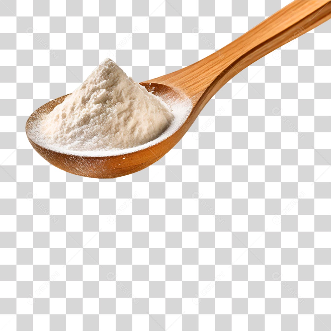 Fermento em Colher de Pau PNG Transparente