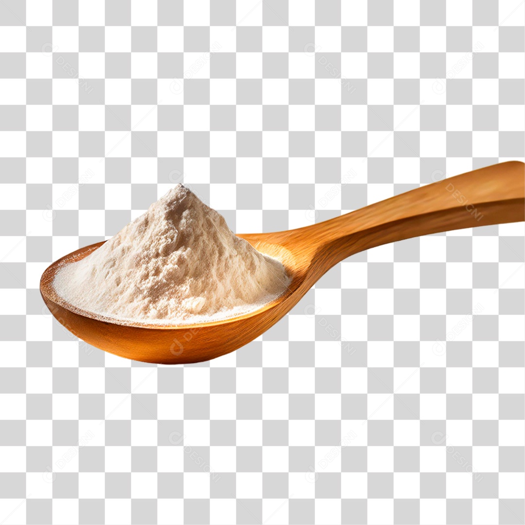 Fermento em Colher de Pau PNG Transparente