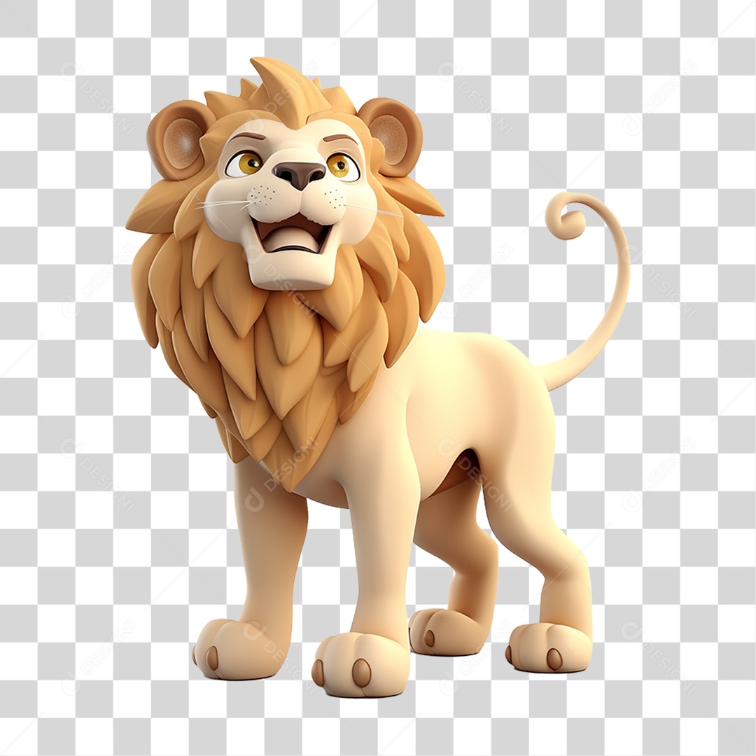 Animal Leão PNG Transparente