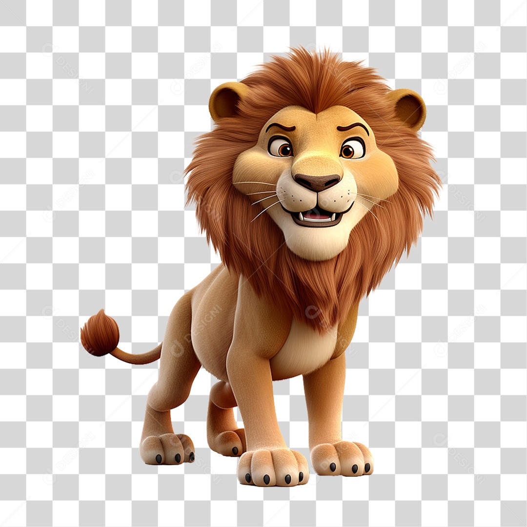 Animal Leão PNG Transparente