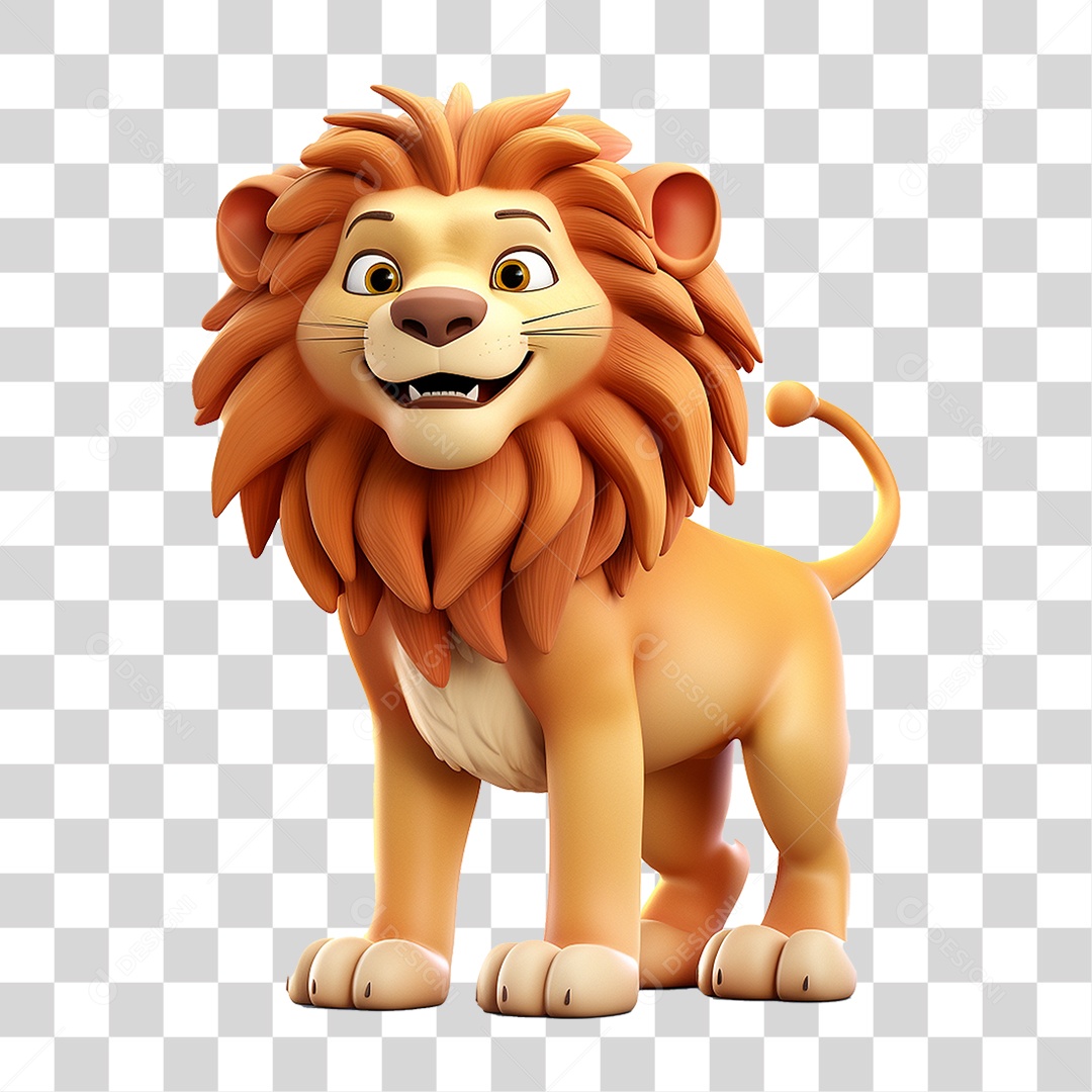 Animal Leão PNG Transparente