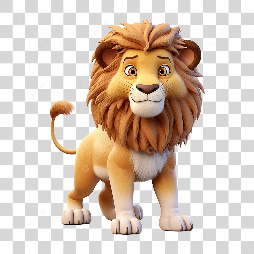 Animal Leão PNG Transparente