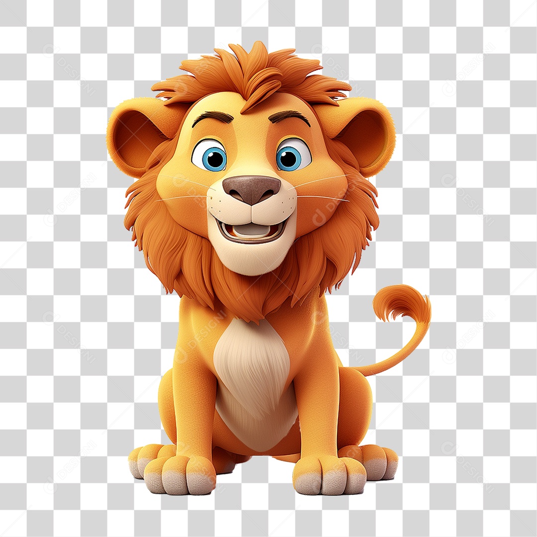 Animal Leão PNG Transparente