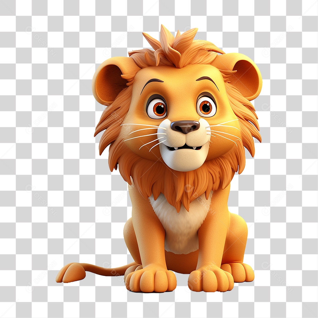 Animal Leão PNG Transparente