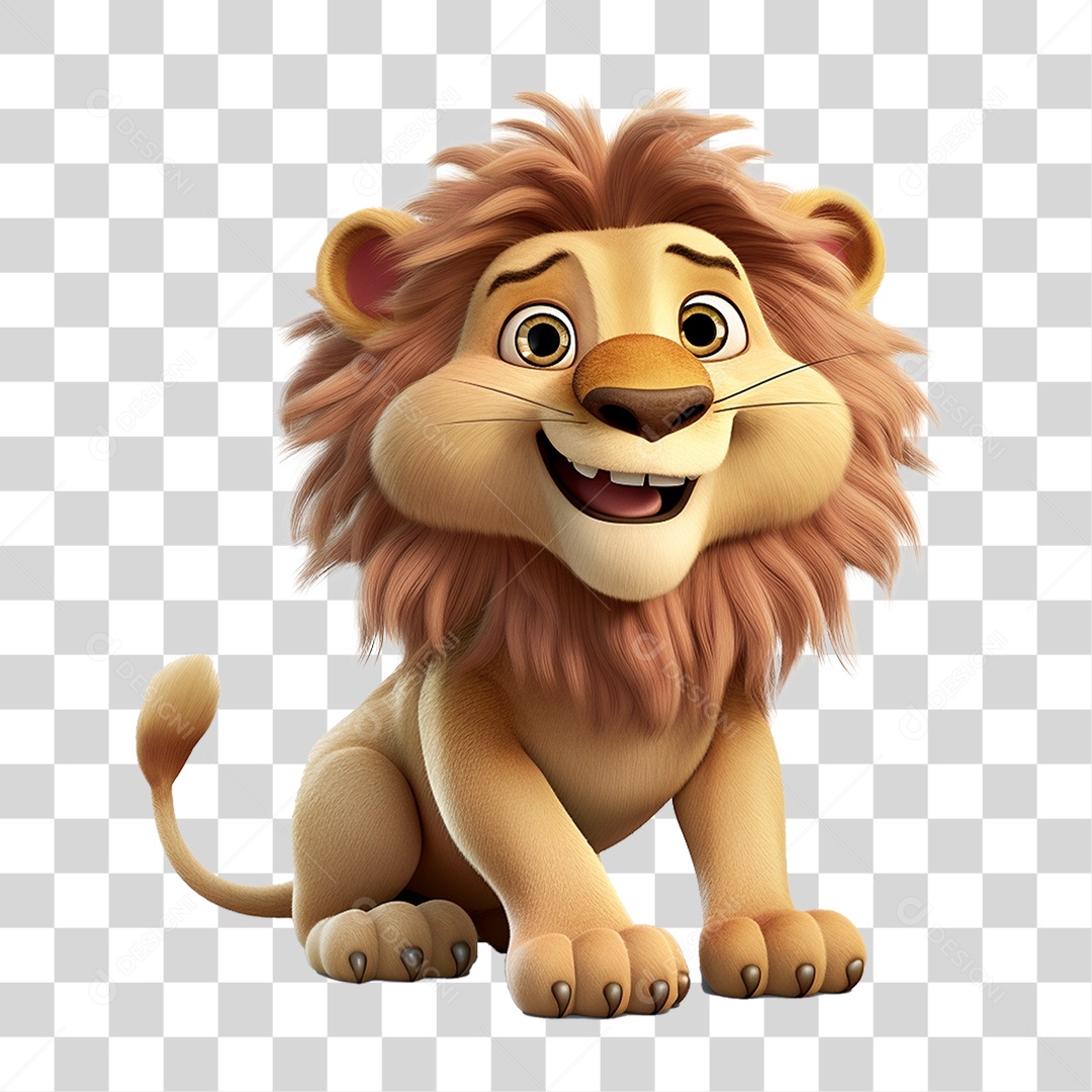 Animal Leão PNG Transparente