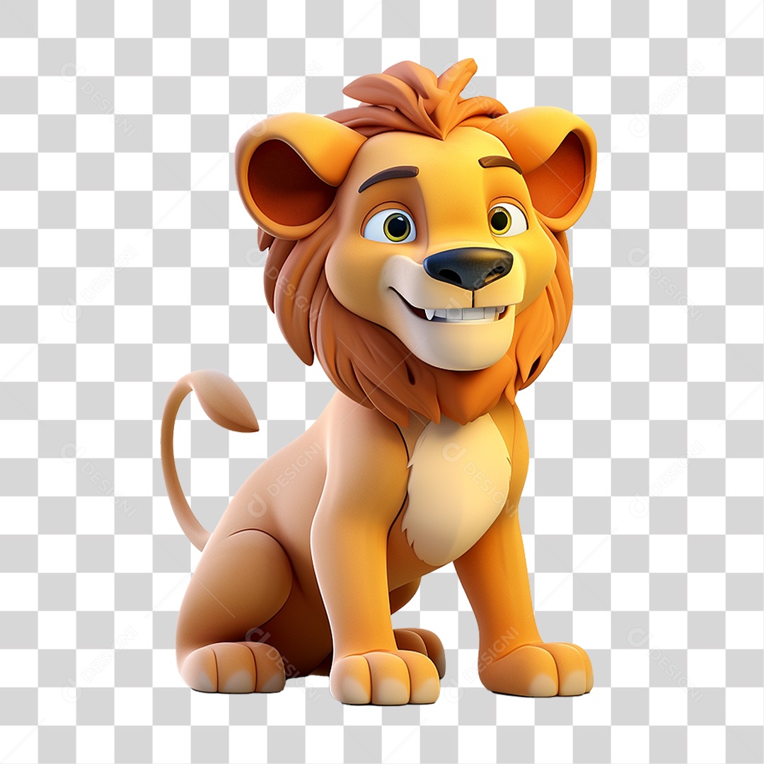 Animal Leão PNG Transparente