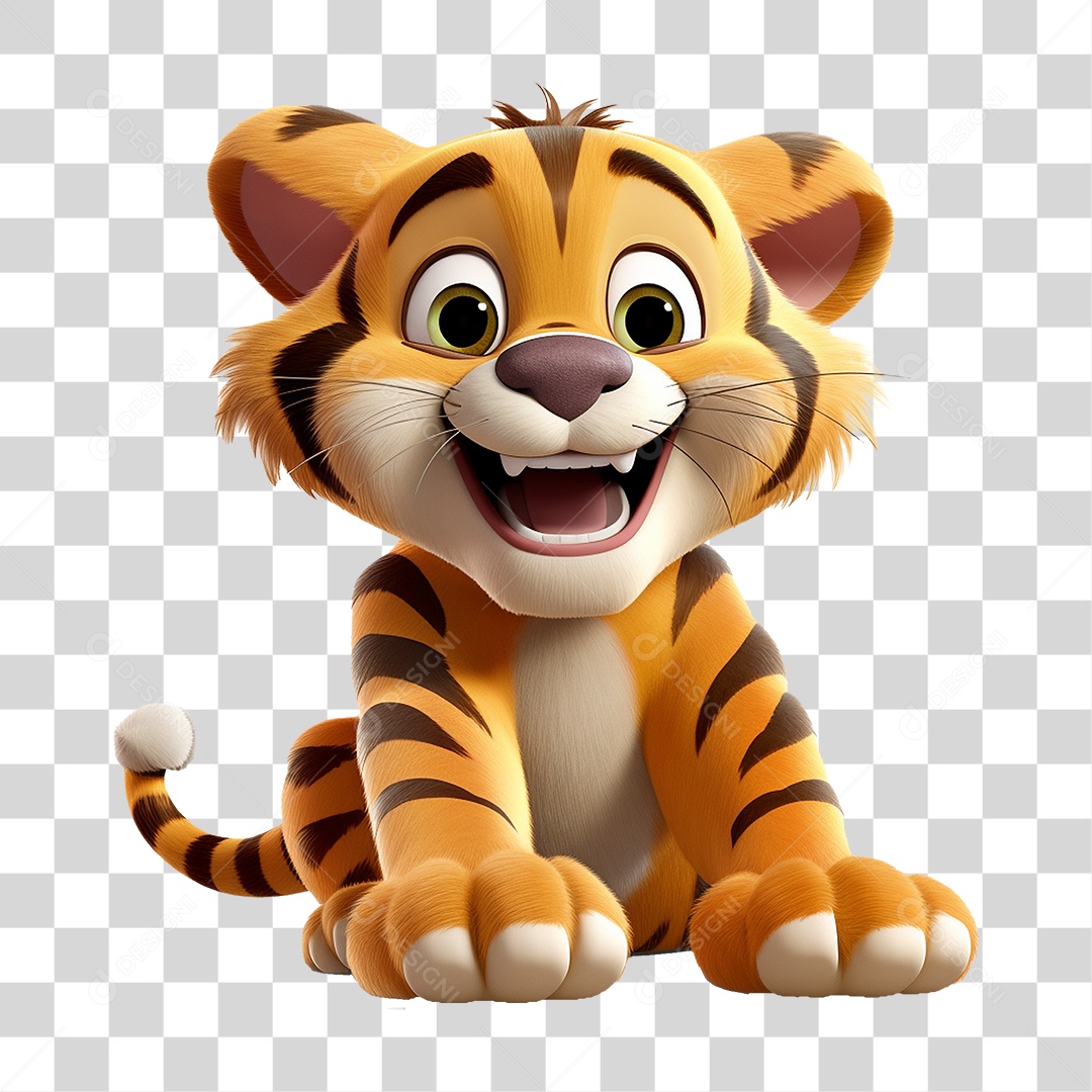 Animal Tigre PNG Transparente