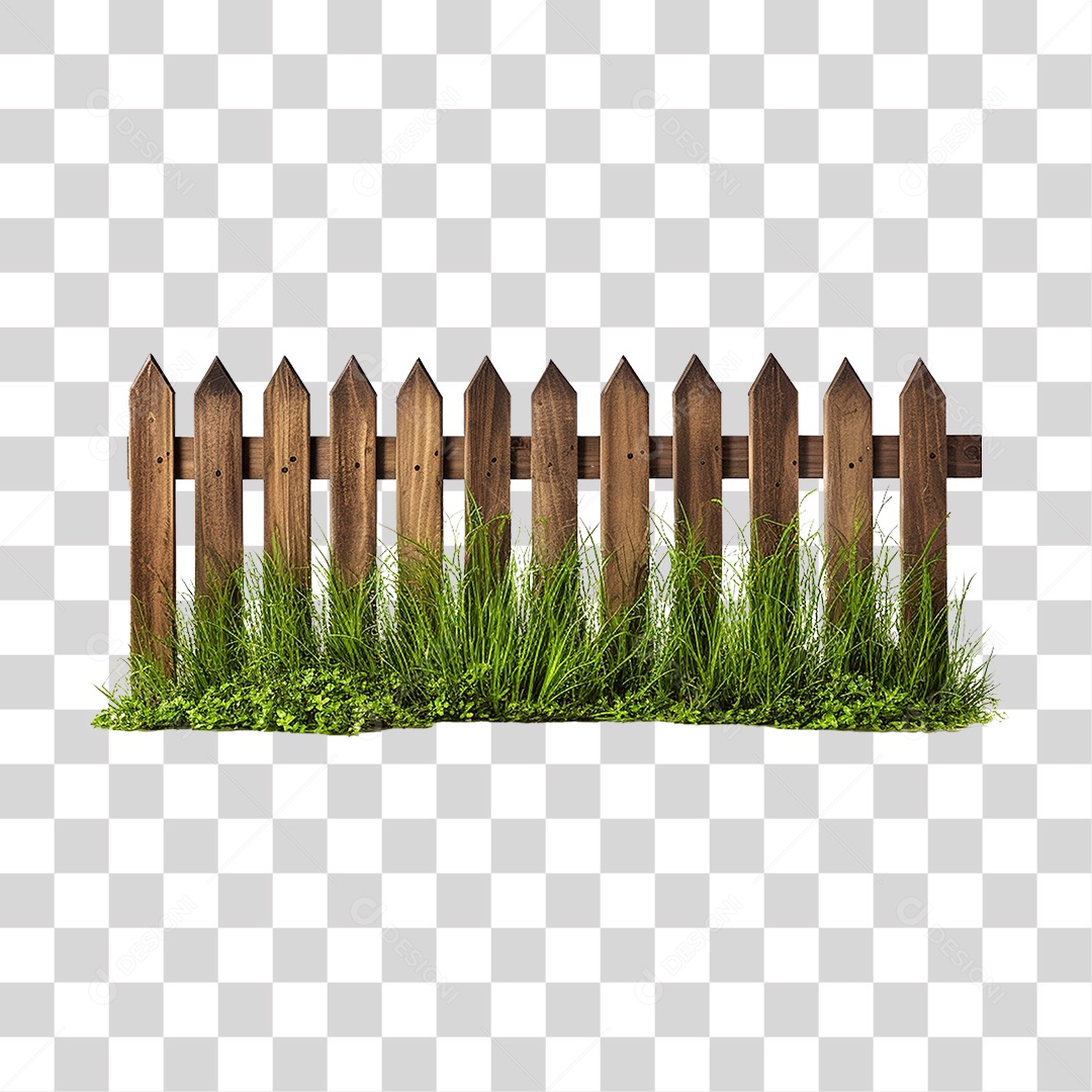 Cercado de Madeira PNG Transparente