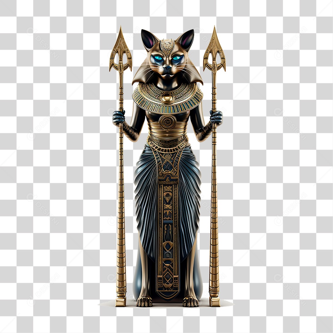 Deusa Egípcia PNG Transparente