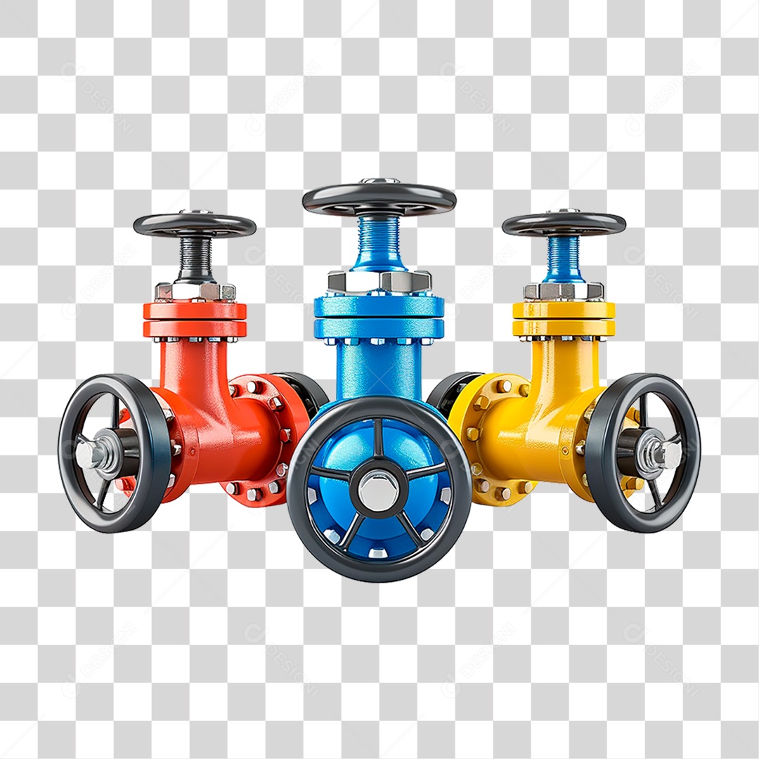 Válvulas de Esfera PNG Transparente