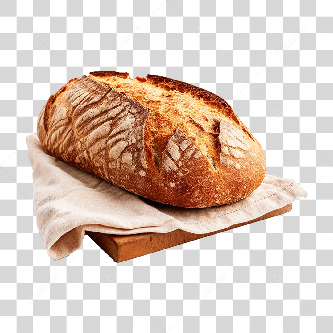 Pão Caseiro PNG Transparente