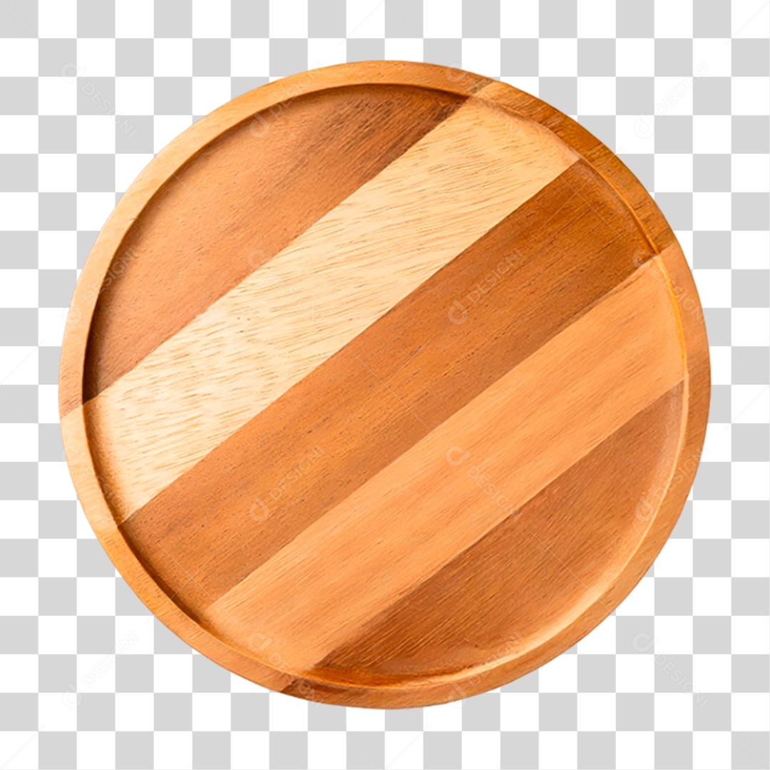 Prato de Madeira PNG Transparente