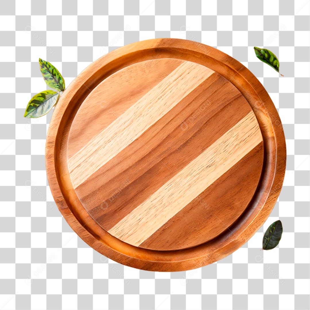 Prato de Madeira PNG Transparente