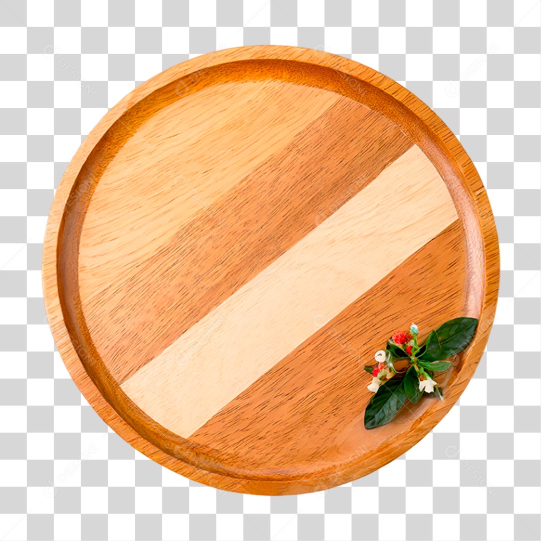 Prato de Madeira PNG Transparente