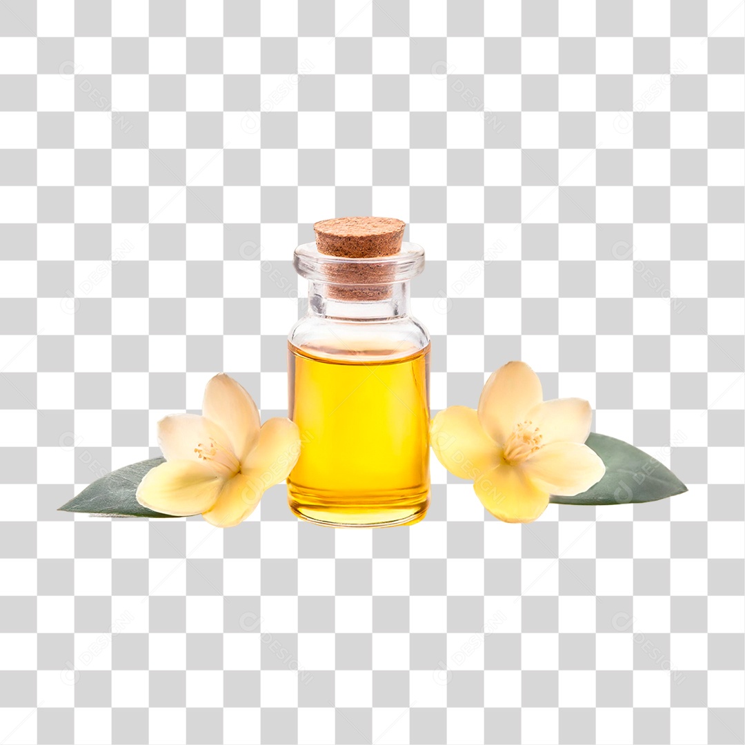 Frasco com Óleo de Canola PNG Transparente