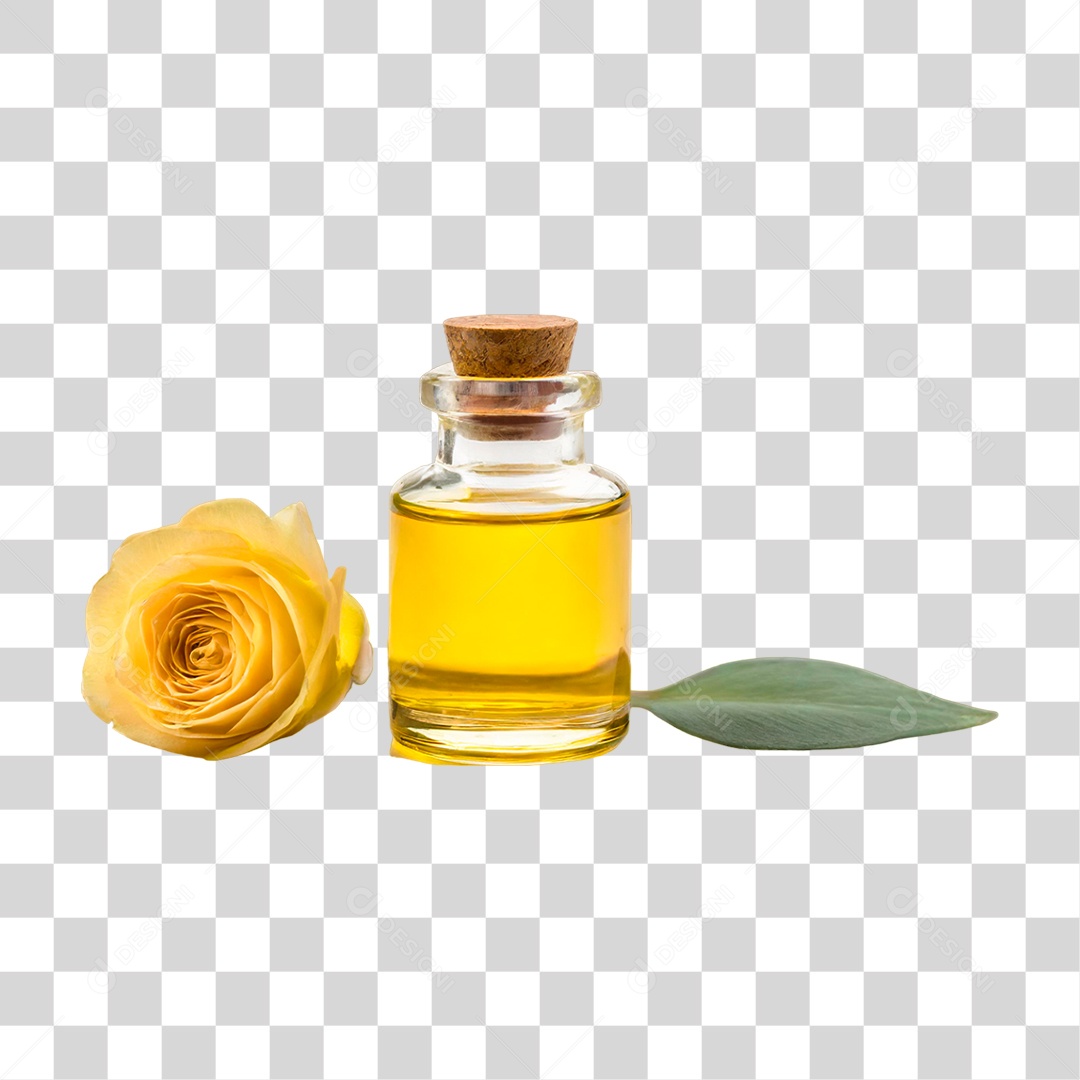 Frasco com Óleo de Canola PNG Transparente