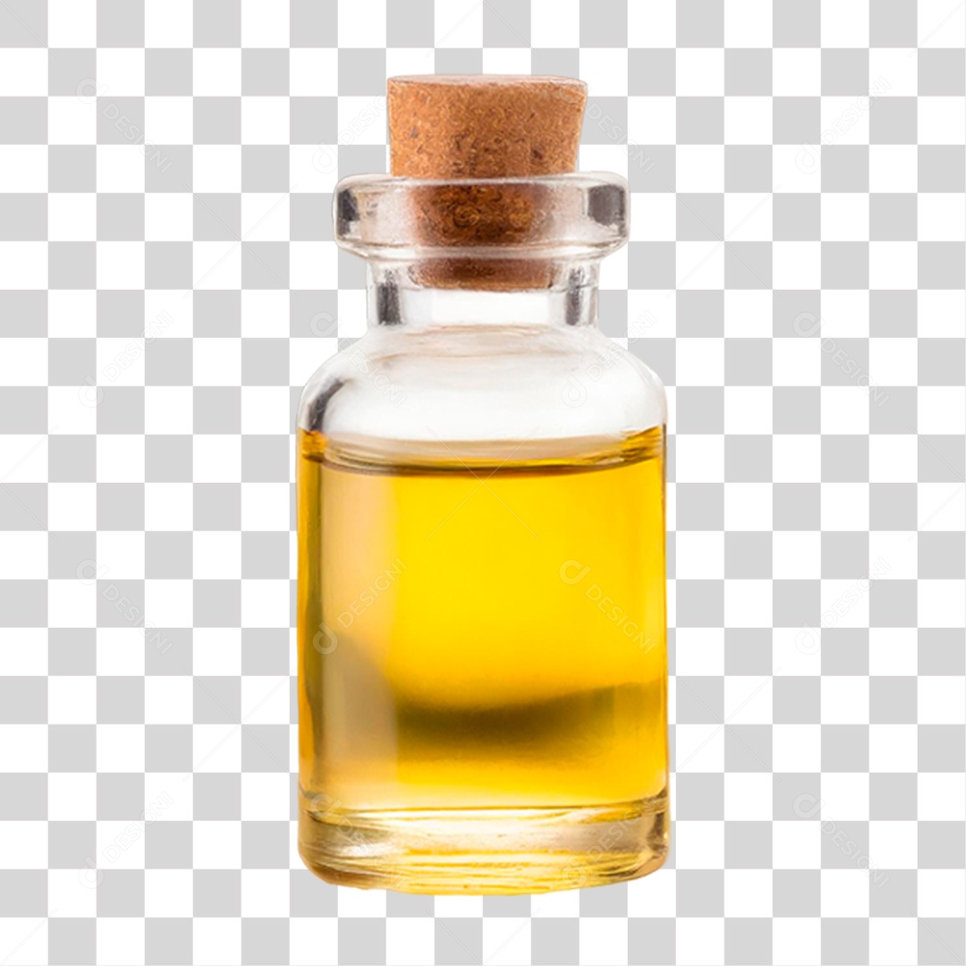 Frasco com Óleo de Canola PNG Transparente