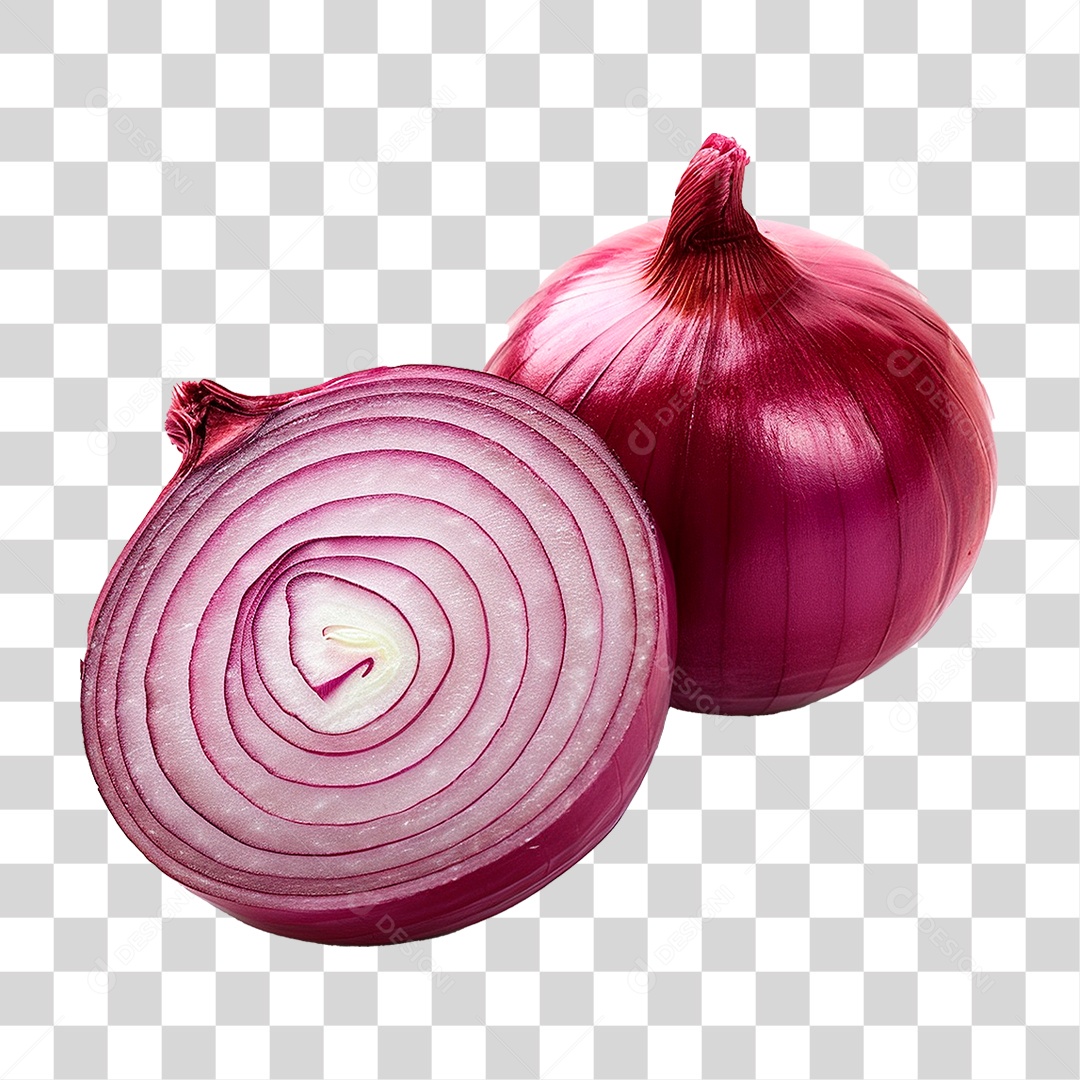 Cebola Roxa PNG Transparente