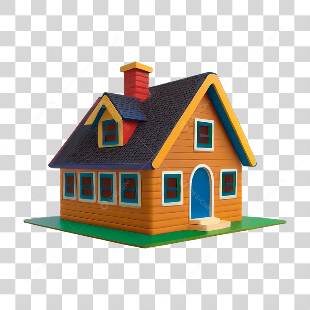 Casa de Brinquedo PNG Transparente