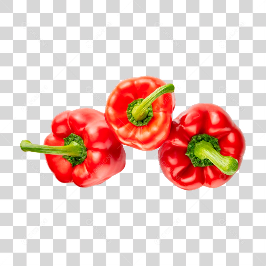 Pimentões Vermelho PNG Transparente