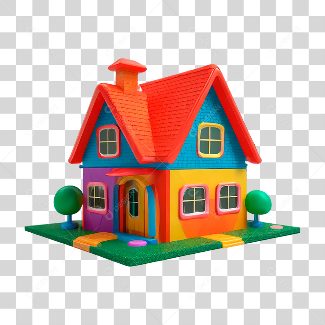 Casa de Brinquedo PNG Transparente