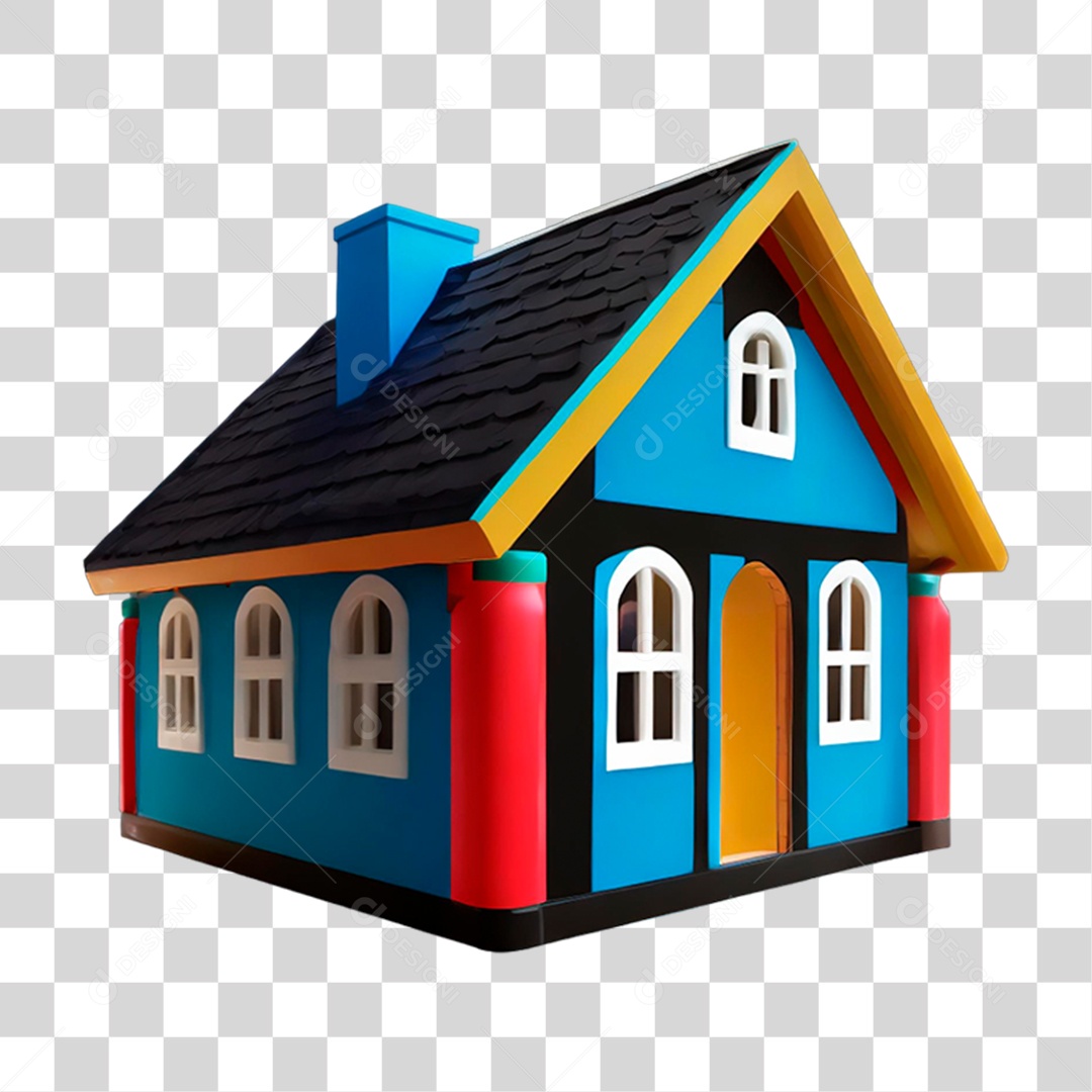 Casa de Brinquedo PNG Transparente