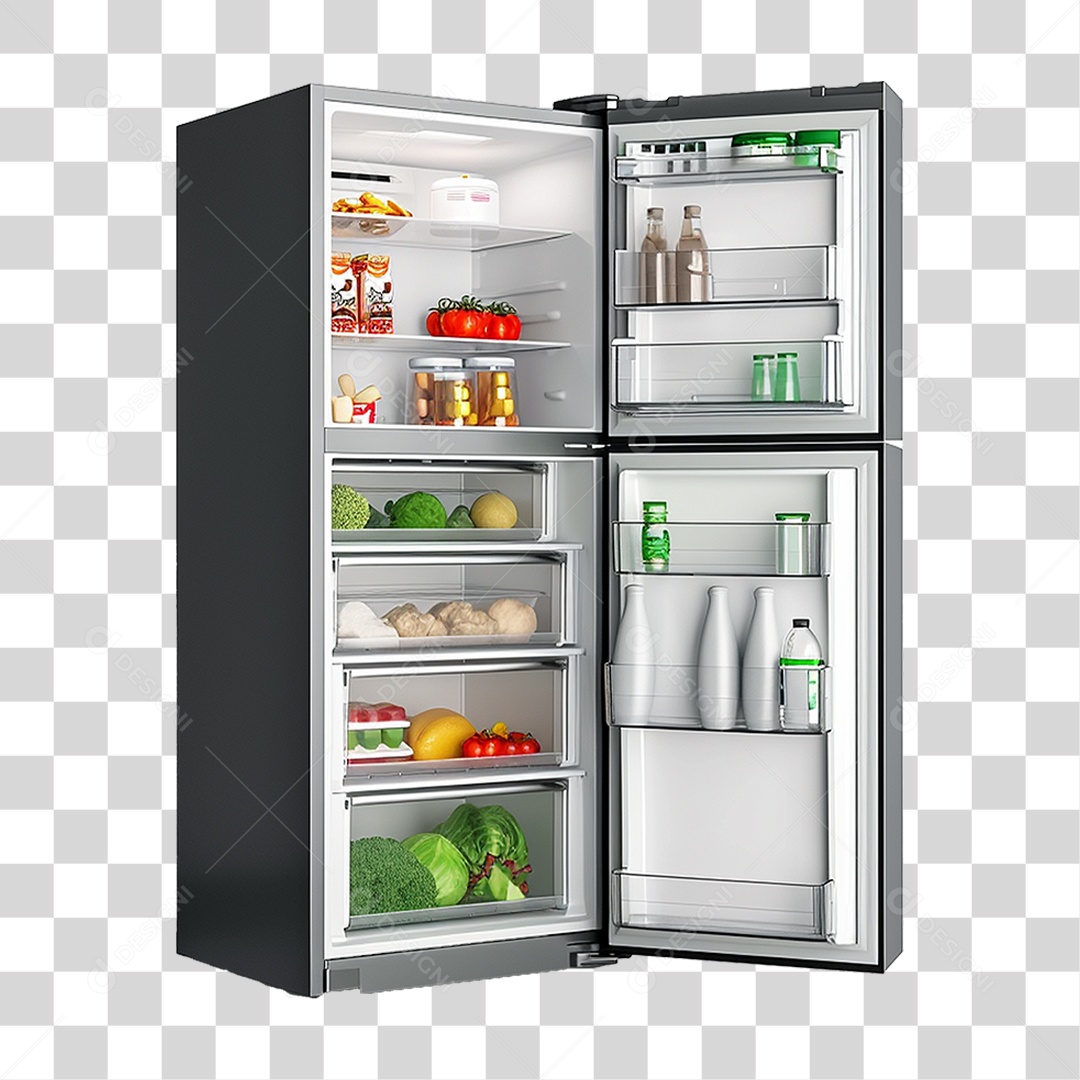 Refrigerador Geladeira PNG Transparente