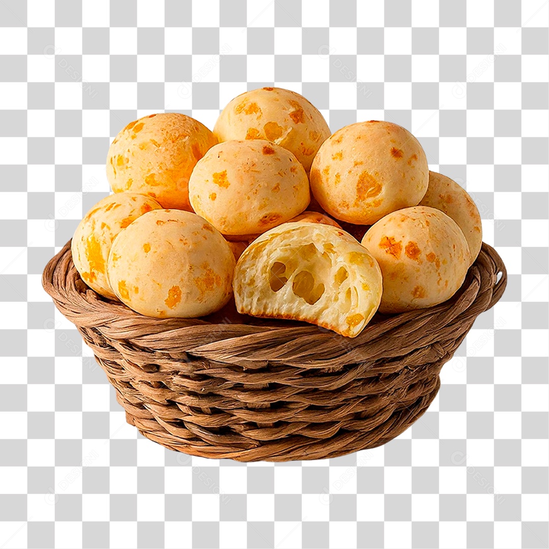Pães de Queijo Café da Manhã PNG Transparente