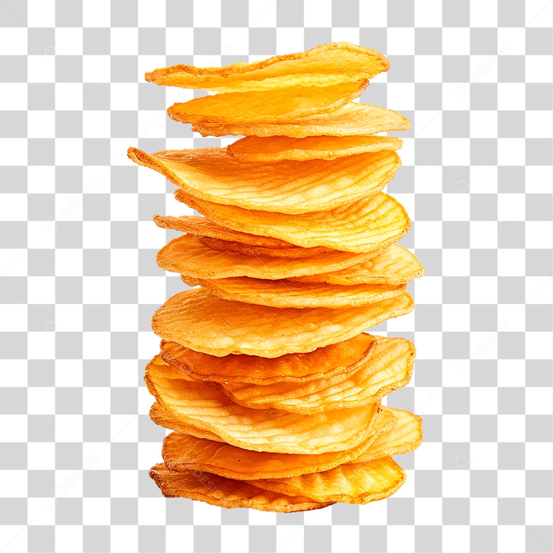 Batata Chips PNG Transparente