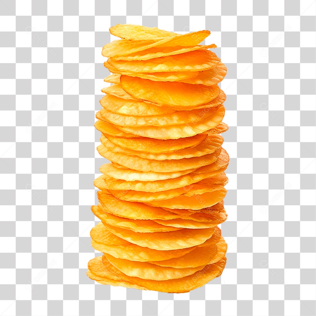 Batata Chips PNG Transparente