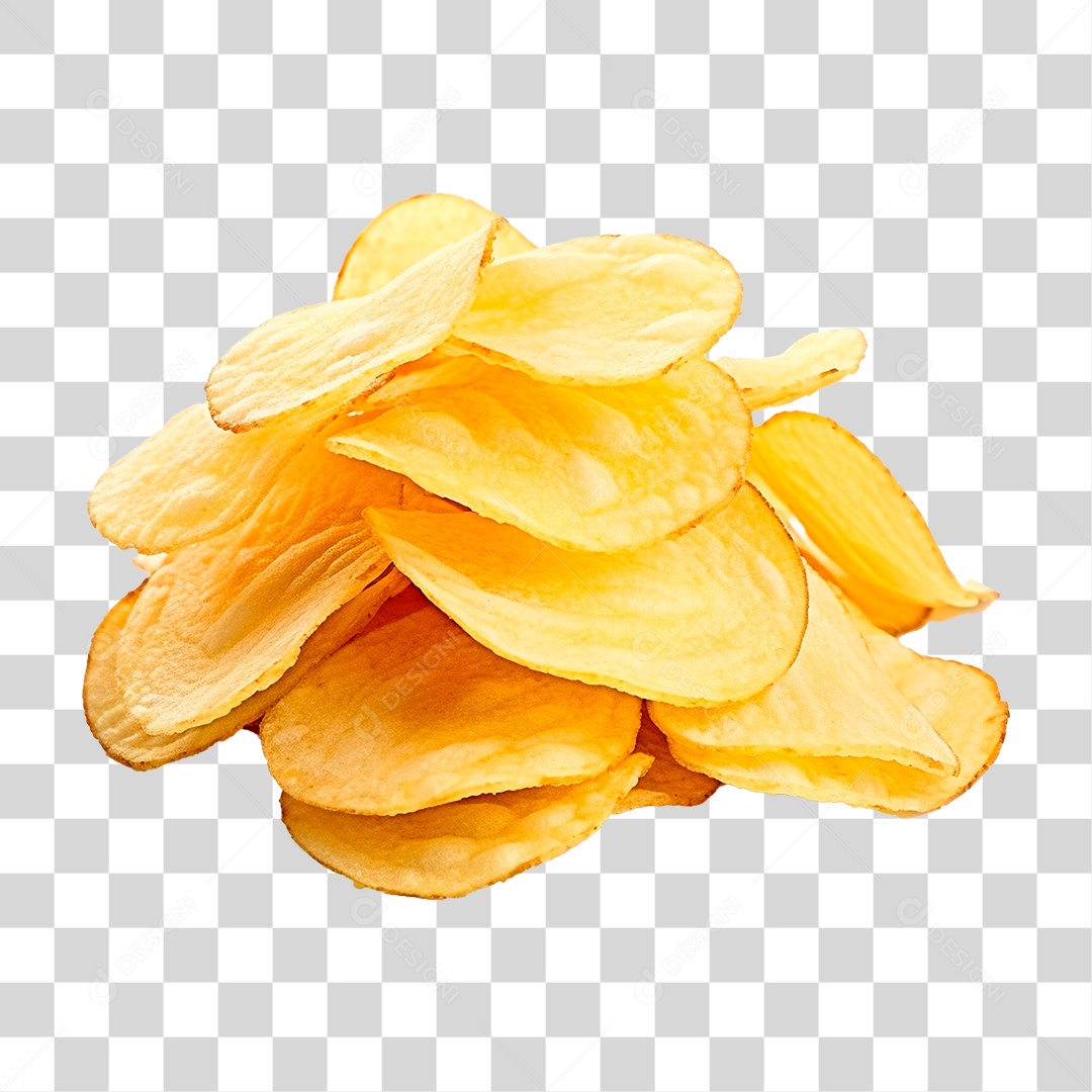 Batata Chips PNG Transparente