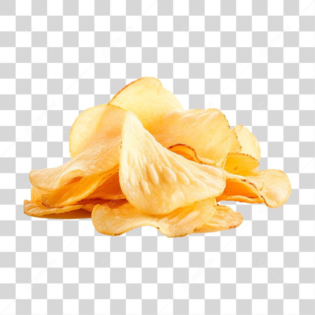 Batata Chips PNG Transparente