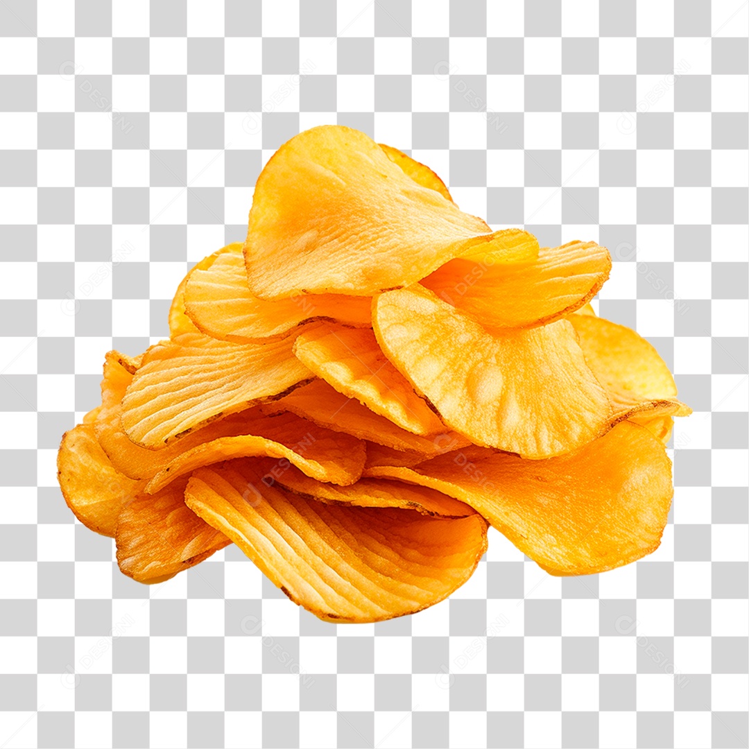 Batata Chips PNG Transparente