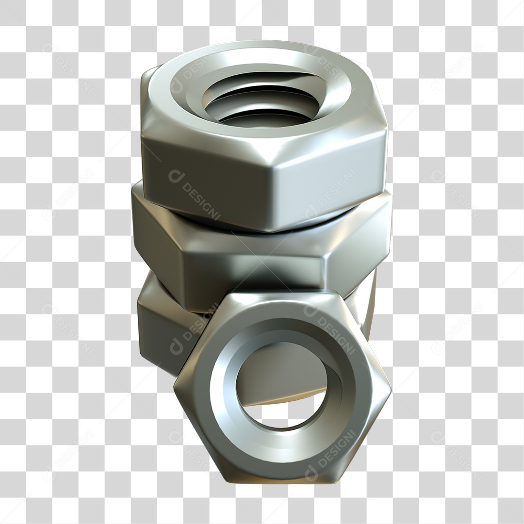 Porcas de Parafuso PNG Transparente