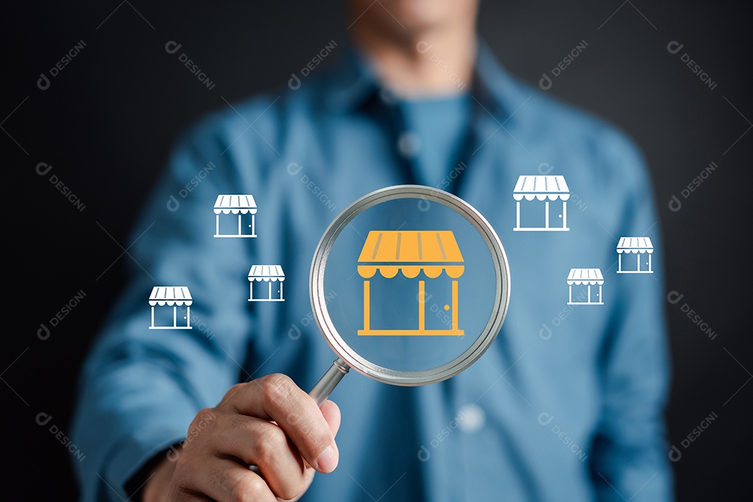 Homem jovem empresário em seu escritório