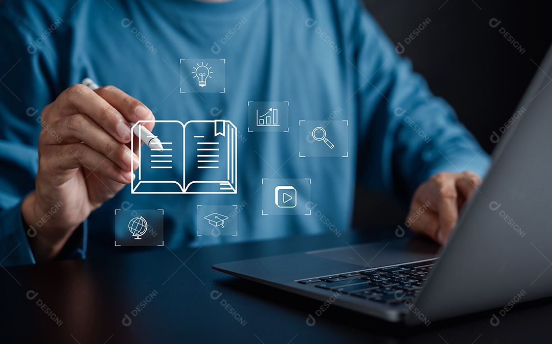 Homem jovem empresário em seu escritório