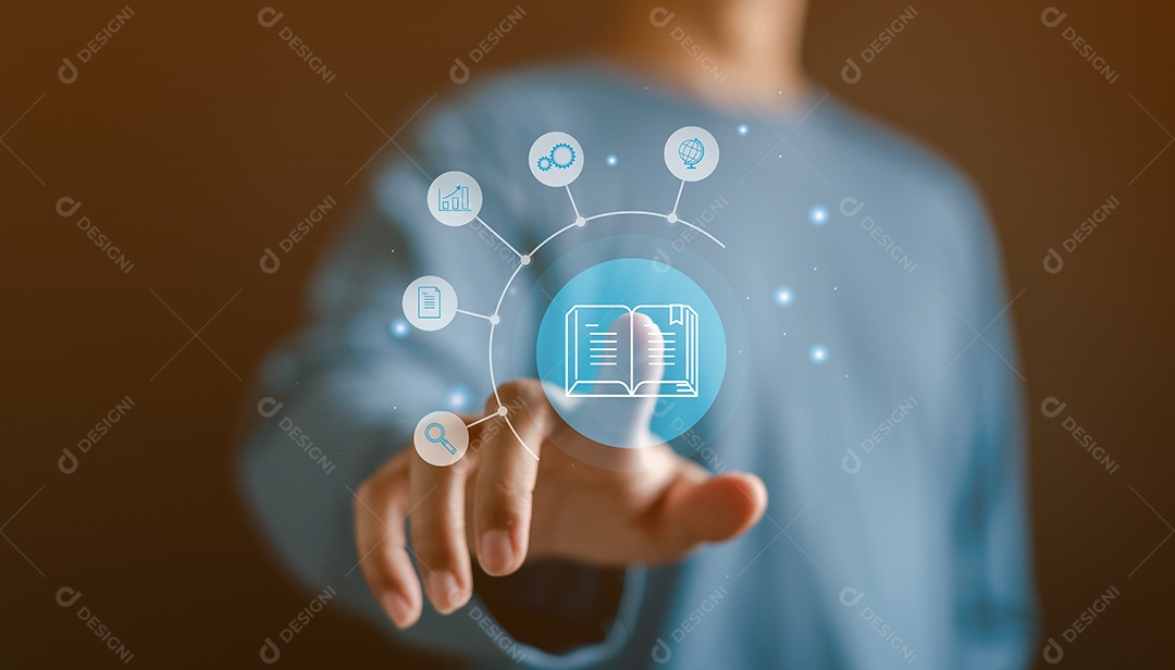 Homem jovem empresário em seu escritório