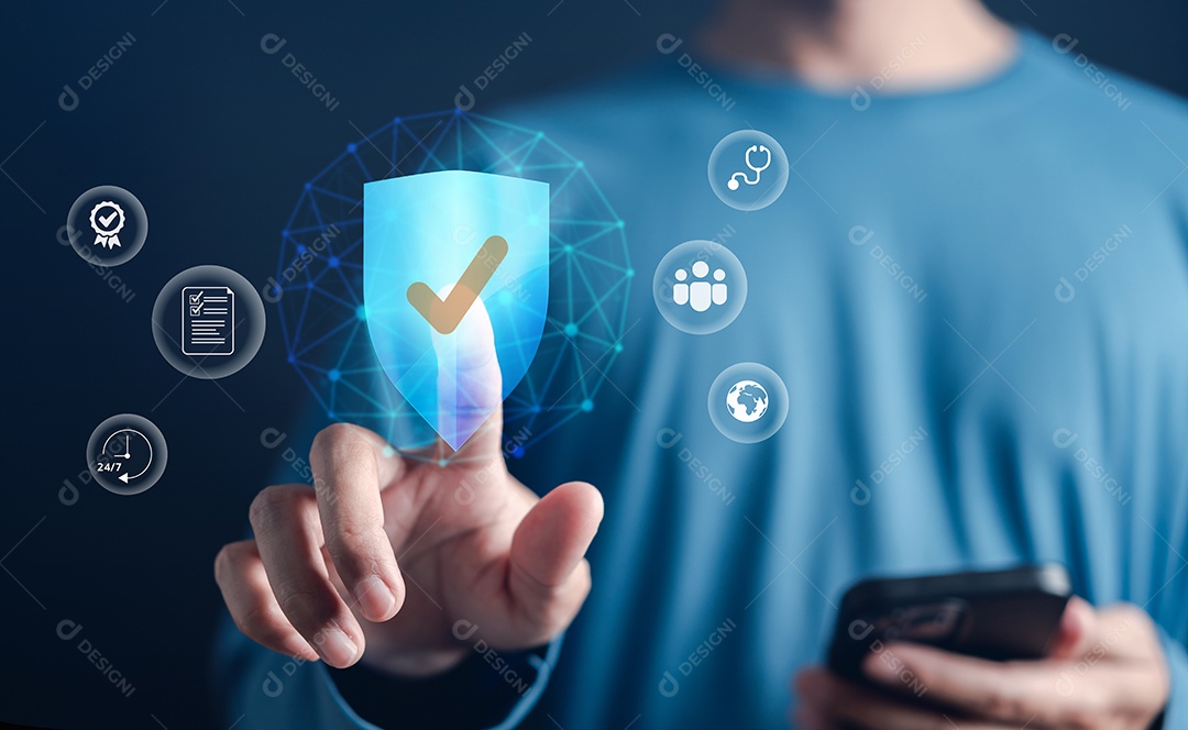 Homem jovem empresário em seu escritório