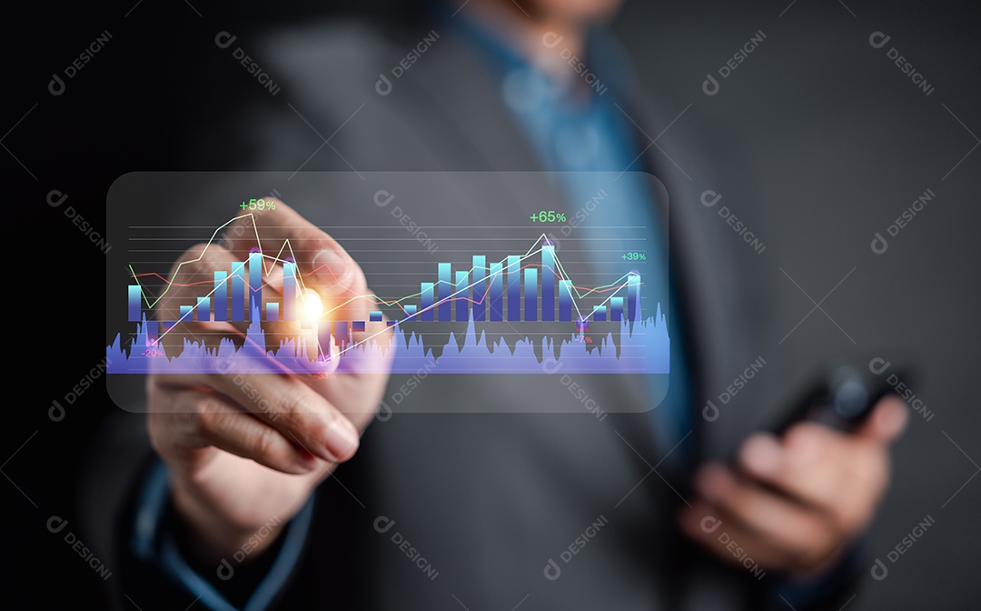 Homem jovem empresário em seu escritório