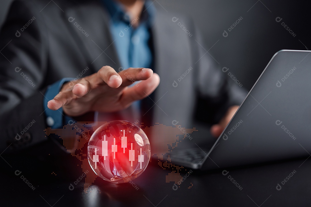 Homem jovem empresário em seu escritório