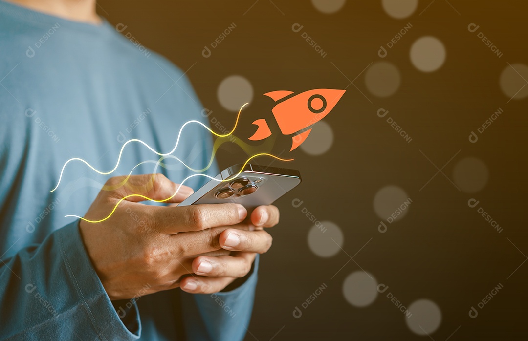 Homem jovem empresário em seu escritório