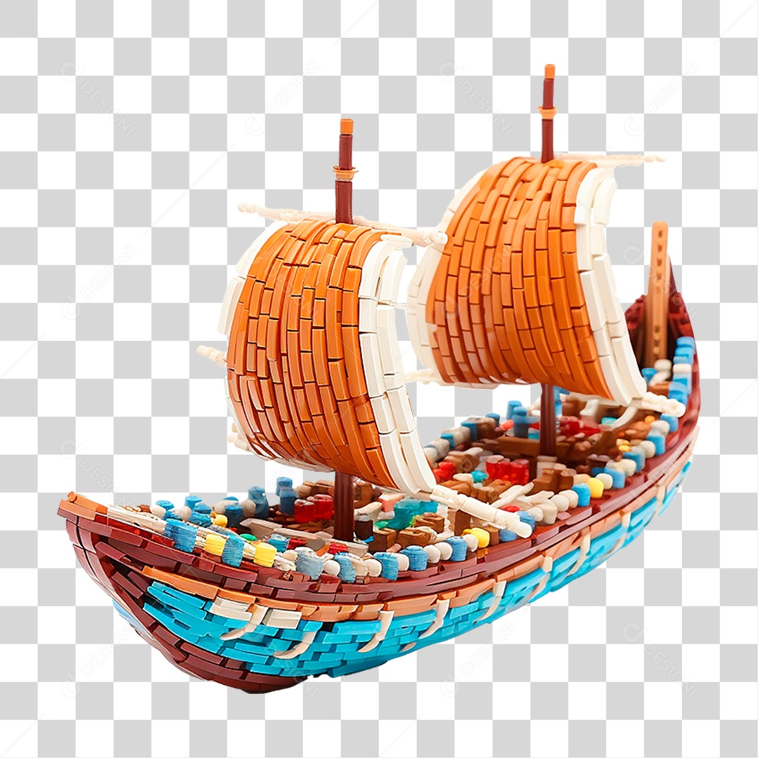 Barco de Brinquedo PNG Transparente