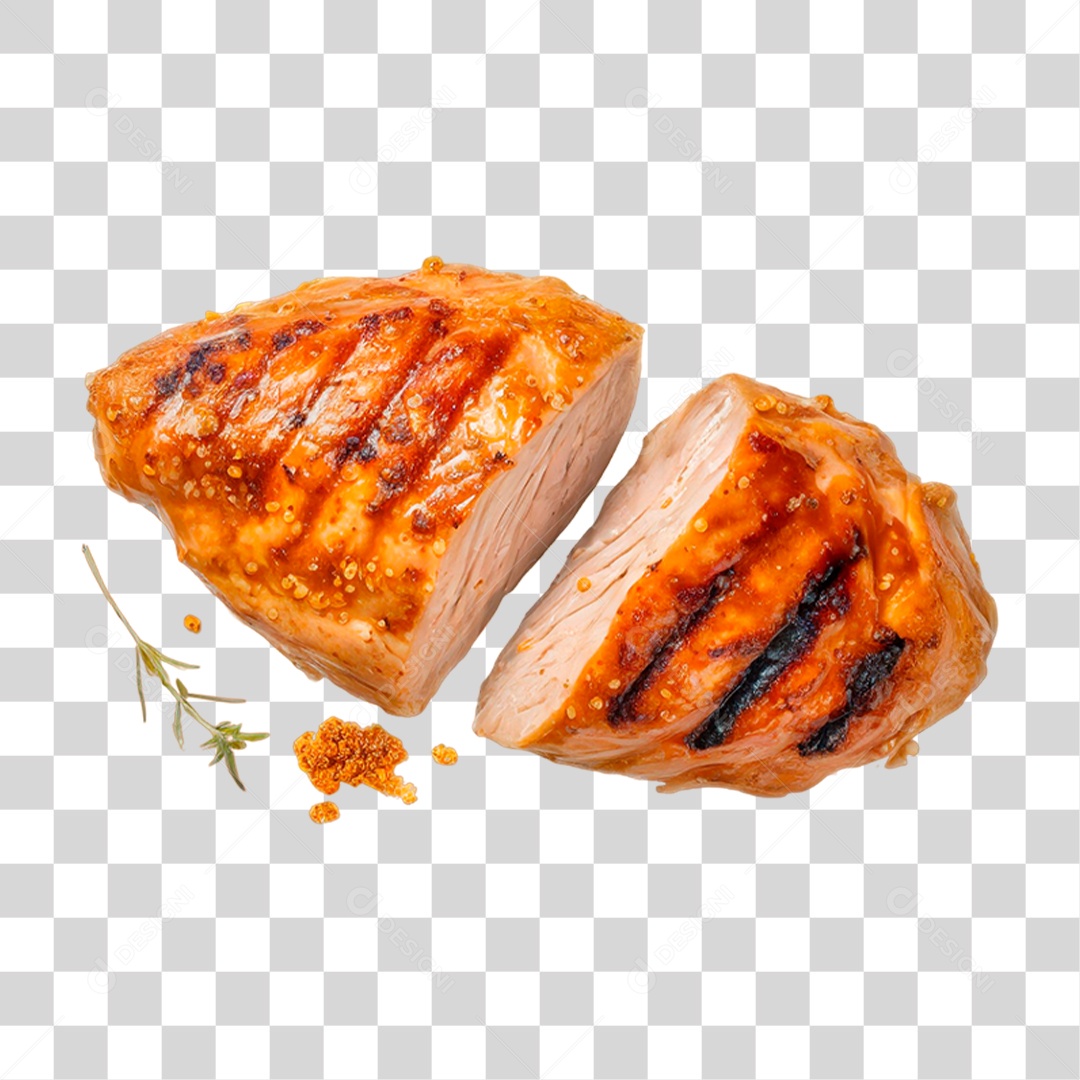 Filé de Frango Grelhado PNG Transparente