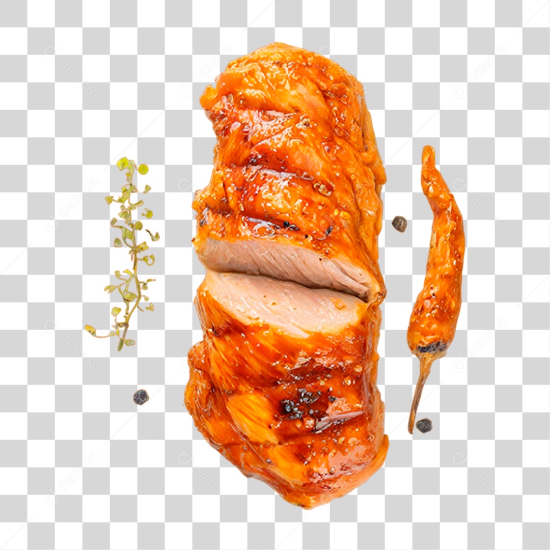 Filé de Frango Grelhado PNG Transparente