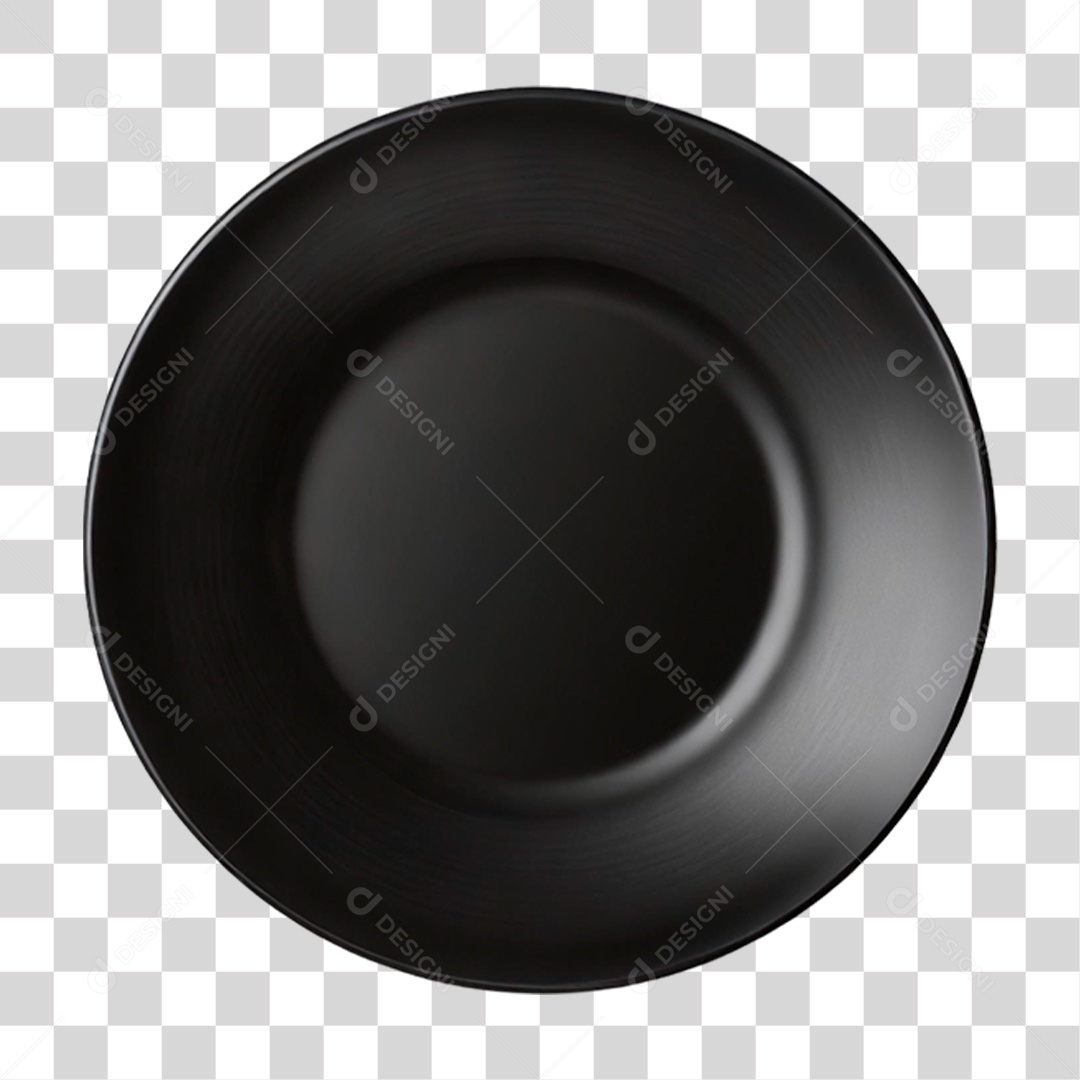 Prato Preto PNG Transparente