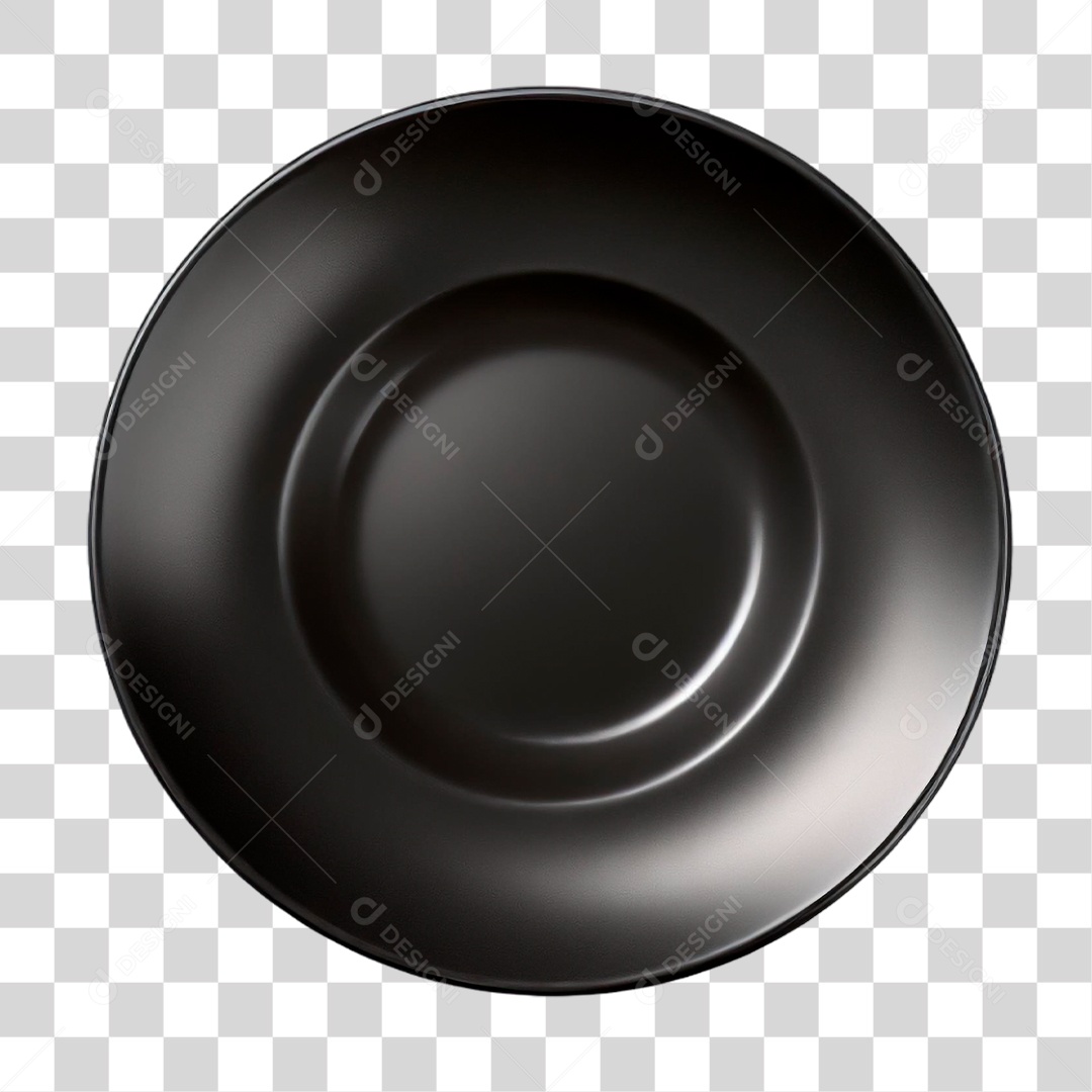 Prato Preto PNG Transparente