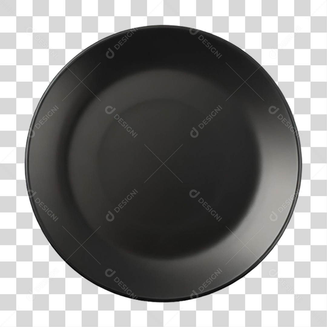 Prato Preto PNG Transparente