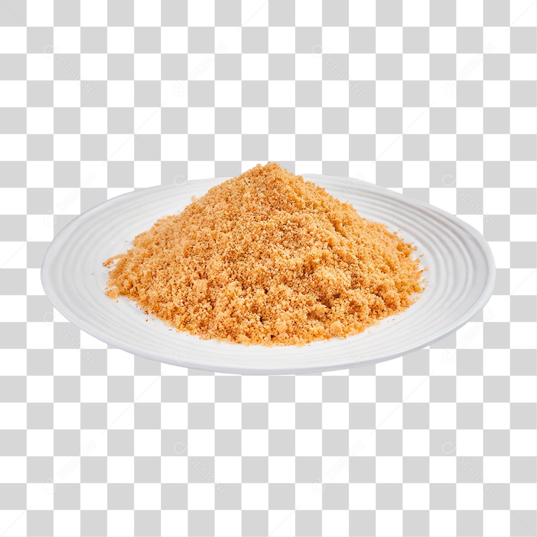 Prato com Açúcar de Coco PNG Transparente