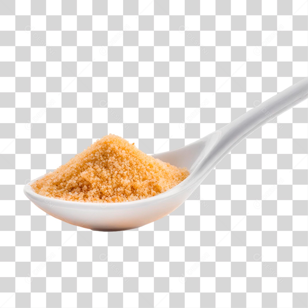 Colher de Açúcar Mascada PNG Transparente