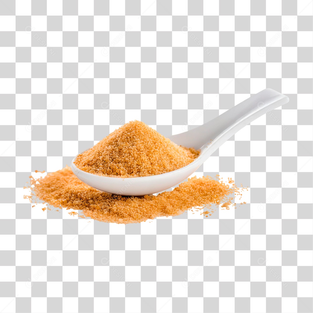 Colher de Açúcar Mascada PNG Transparente